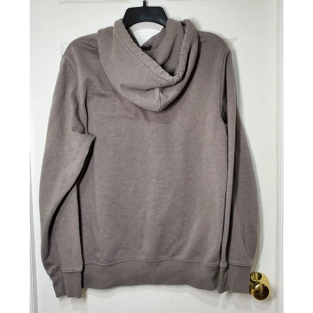 The North Face Mens Medium Hoodie Gray “Never Stop Exploring” Pullover F21 A3Y9J